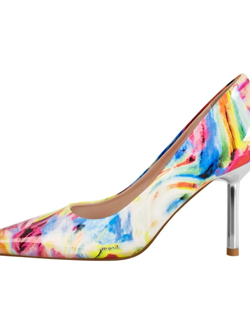 Pointed Toe Gradient Stone Stiletto Pumps NWOT SZ 15